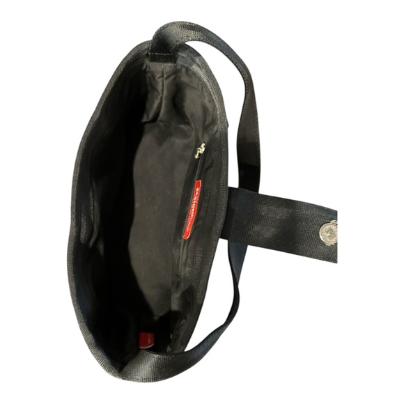 Harveys Original Seatbelt Purse Shoulder Strap Bag Black Tote Medium - Picture 6 of 6